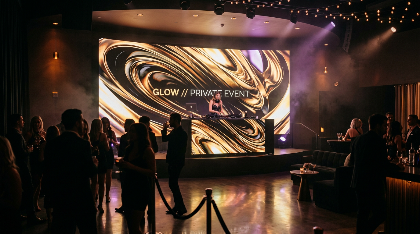LED Video Wall at event — AV Vikings Miami